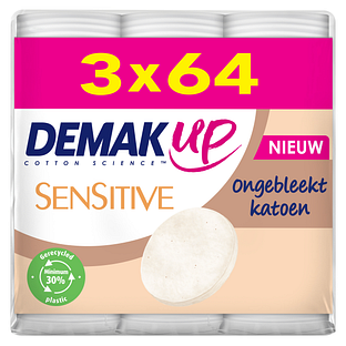 Demak Up Wattenschijfjes Sensitive Trio Pack 3x64st 192ST