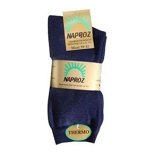 Naproz Thermosokken Blauw Maat 43-46 3PR