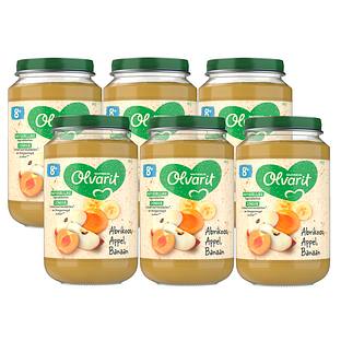 Olvarit 8m+ Abrikoos Appel Banaan 200GR