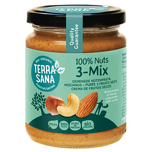 TerraSana Gemengde Notenpasta 3-Mix 250GR
