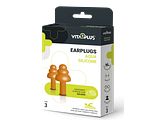 Vitaplus Earplugs Aqua Silicone 3PR