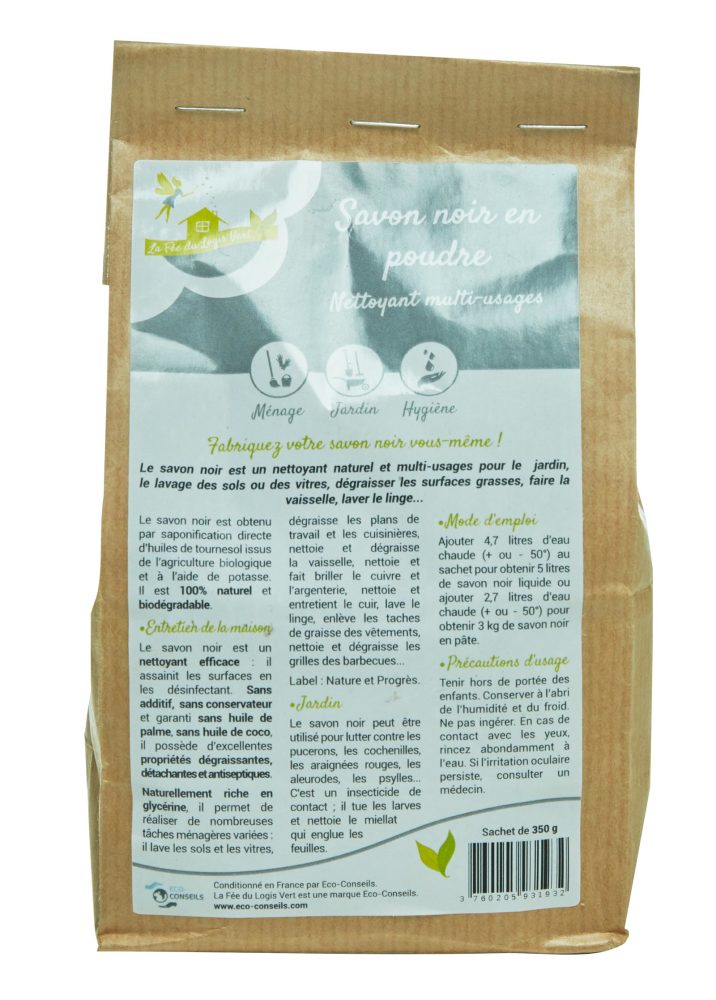 Eco Conseils Zwarte Zeep Poeder