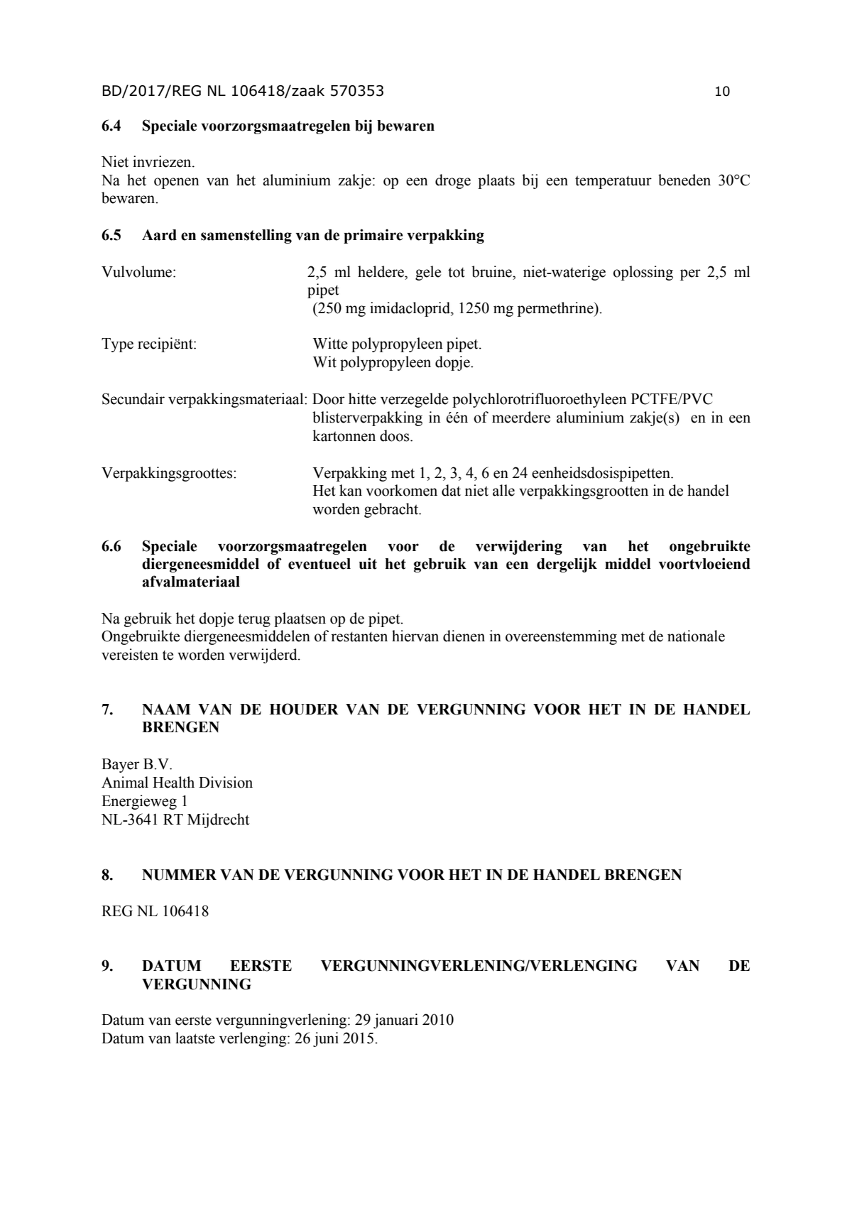 Hond 250/1250 Spot-on Solution afbeelding van document #10, instructions