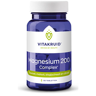 Vitakruid Magnesium 200 Complex Tabletten 30TB