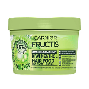 Garnier Hair Food Kiwi Menthol 3-in-1 Haarmasker 400ML Garnier Hair Food Kiwi Menthol 3-in-1 Haarmasker 400ML