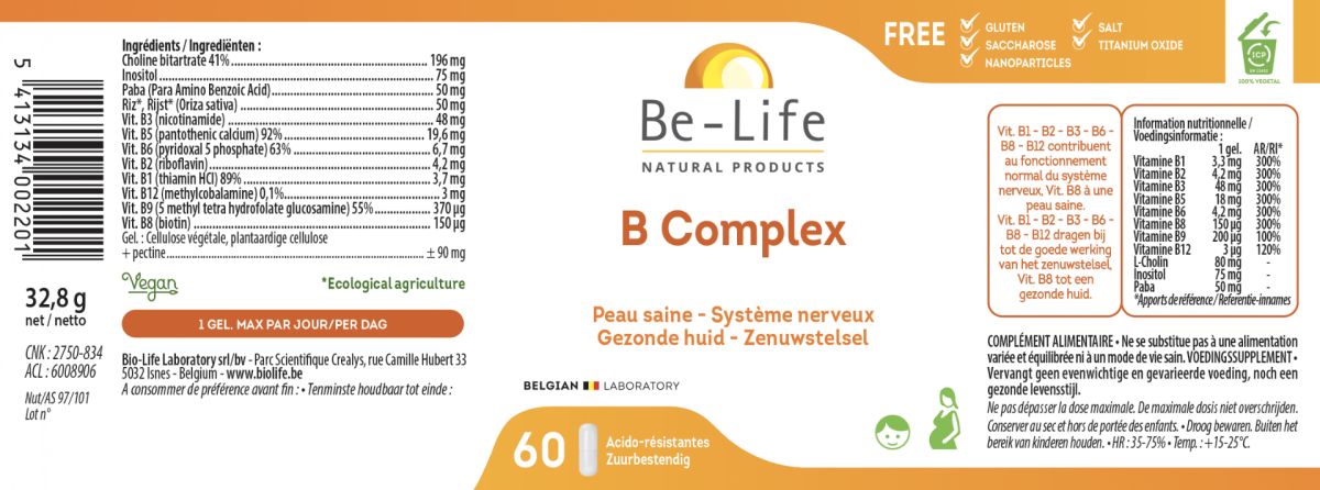 B Complex Capsules afbeelding van document #1, label