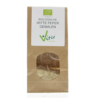 Vitiv Gemalen Witte Peper Bio 1KG