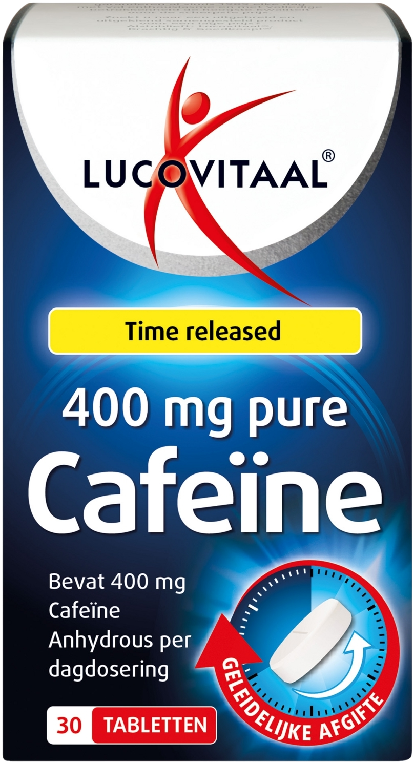 Lucovitaal Pure Cafeïne 400 mg Tabletten 30TB