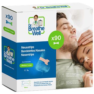 Dr. Breathe Well Neusstrips Medium/Large 90ST