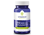 Vitakruid B12 5000 mcg Actief Methylcobalamine Vitamine 60TB