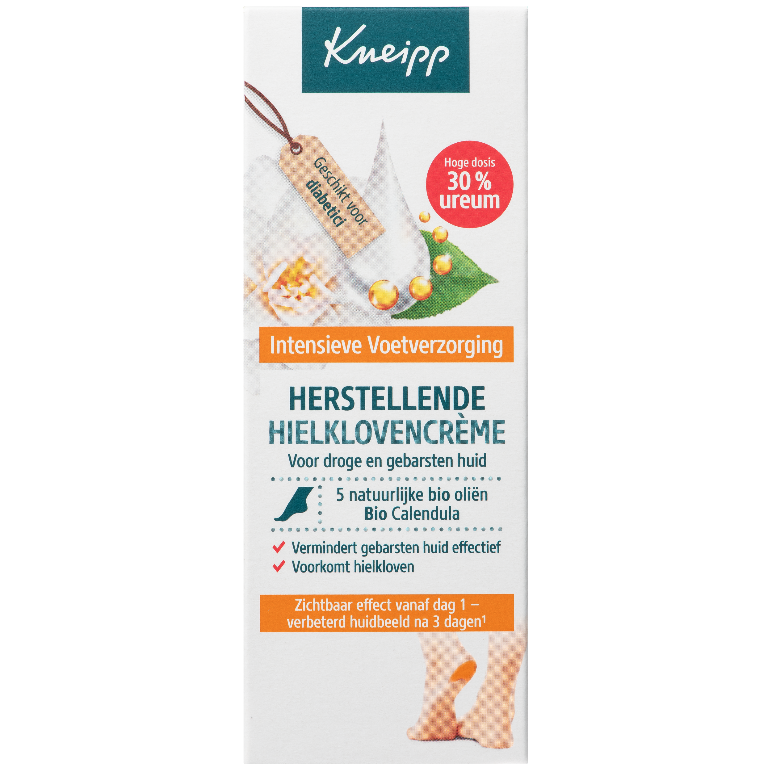Kneipp Herstellende Hielklovencrème Bio Calendula afbeelding