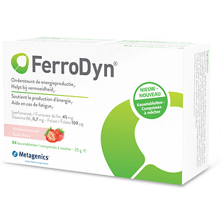 Metagenics Ferrodyn Kauwtabletten 84KTB Metagenics Ferrodyn Kauwtabletten 84KTB