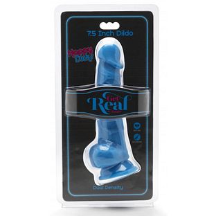 Toyjoy Get Real Zuignap Dildo met Balzak Blauw 1ST Toyjoy Get Real Zuignap Dildo met Balzak Blauw 1ST