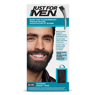 Just For Men Snor & Baard  Haarkleuring - M55 Zwart 1ST