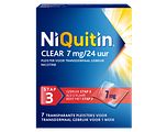 Niquitin Clear Pleisters 7mg Stap 3 7ST