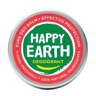 Happy Earth 100% Natural Deo Balm Floral Patchouli 45GR Happy Earth 100% Natural Deo Balm Floral Patchouli 45GR