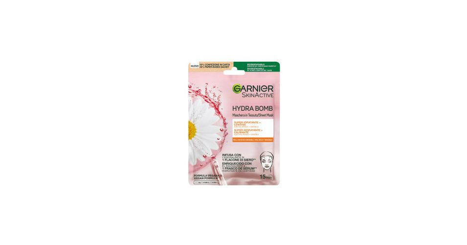 Garnier SkinActive Hydra Bomb Sheetmask Kamille (1st) | De Online