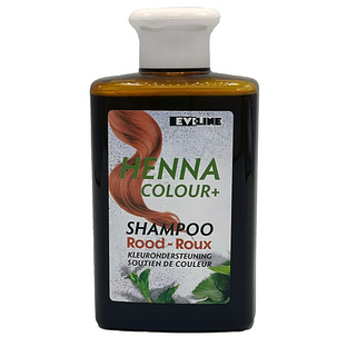 Evi Line Henna Colour+ Shampoo Rood 300ML Evi Line Henna Colour+ Shampoo Rood 300ML