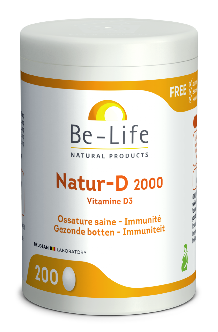 Be-Life Natur-D 2000 Capsules 200CP