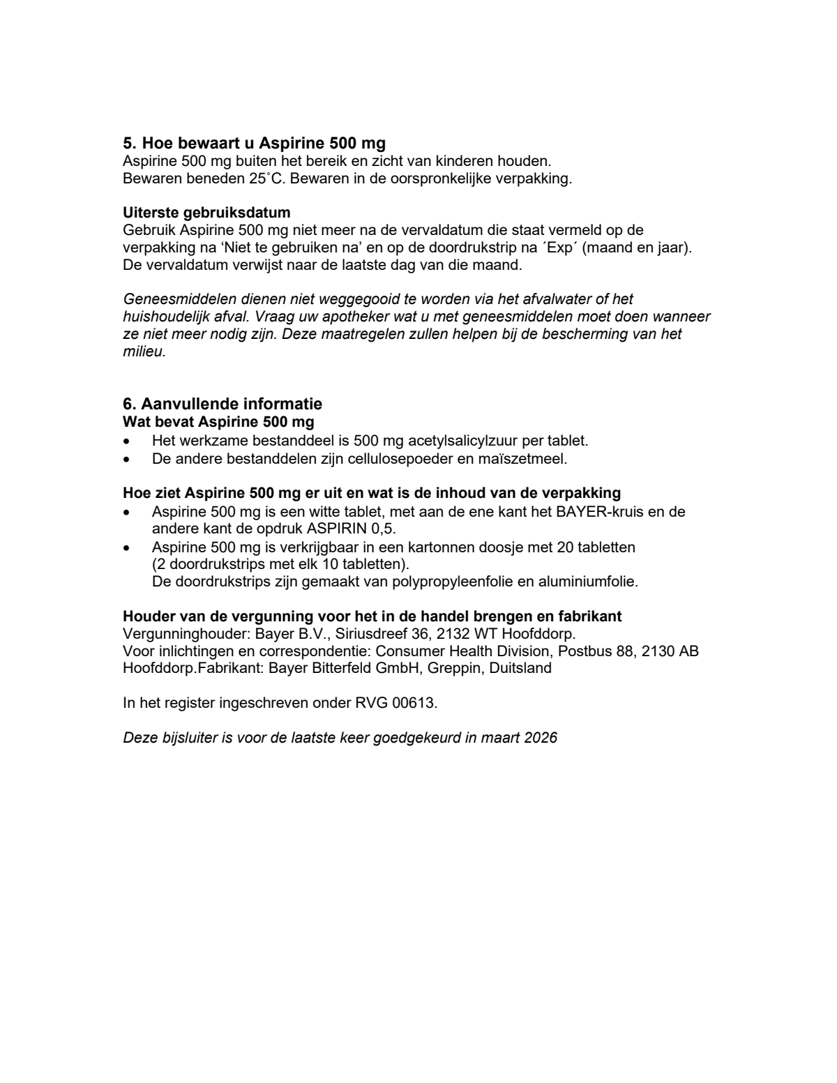500mg Tabletten afbeelding van document #7, leaflet