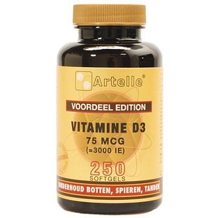 Artelle Vitamine D3 75mcg Softgels 250SG