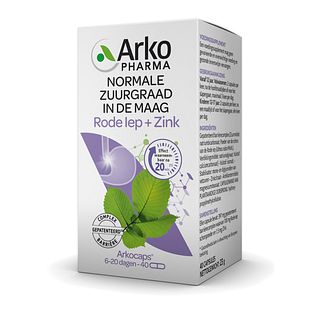 Arkocaps Rode Iep & Zink Capsules 40CP Arkocaps Rode Iep & Zink Capsules 40CP