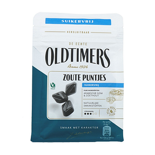 Autodrop Oldtimers Zoute Puntjes Suikervrij 100GR