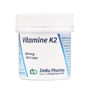DeBa Pharma K2 180mcg Capsules 60VCP DeBa Pharma K2 180mcg Capsules 60VCP