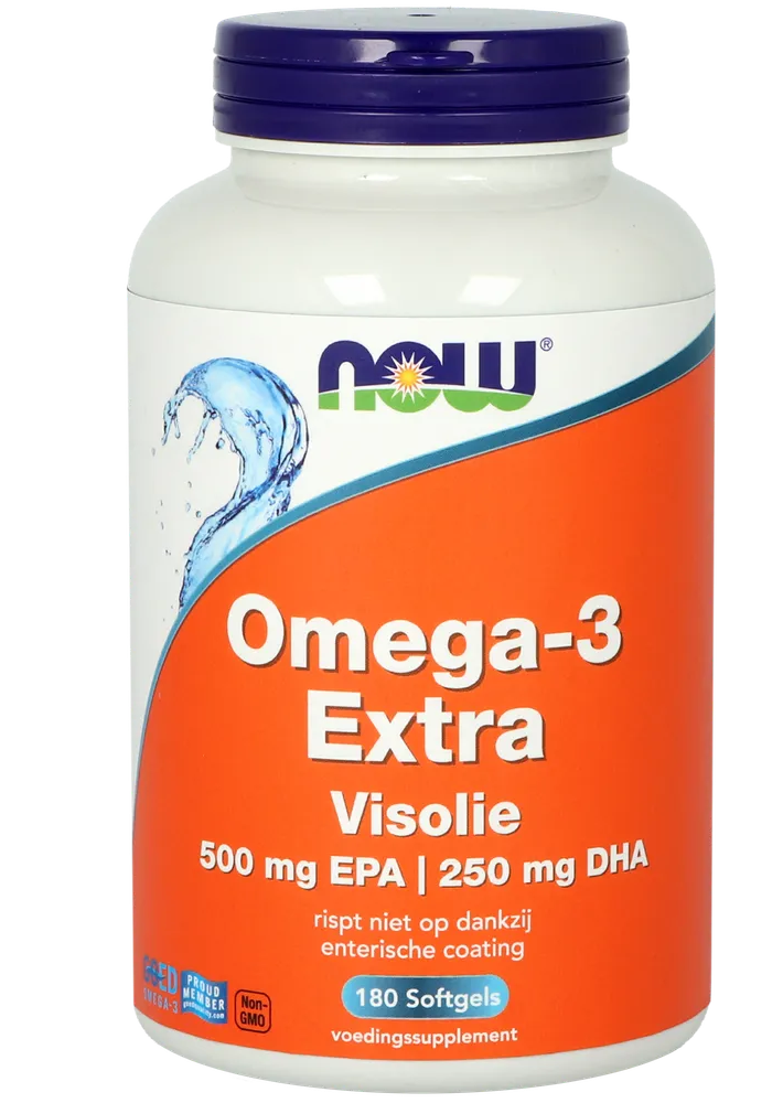 NOW Omega-3 Extra Visolie Softgels