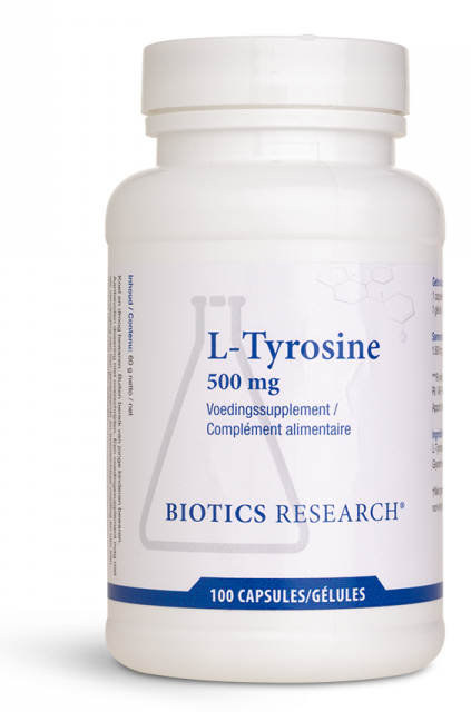 Biotics L-Tyrosine 500mg Capsules 100CP