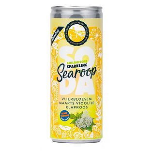 Searoop Soda Biologische Sparkling Vlierbloesem Maarts Viooltje Klaproos 250ML