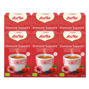 Yogi Tea Immune Support Voordeelverpakking 6x17ST