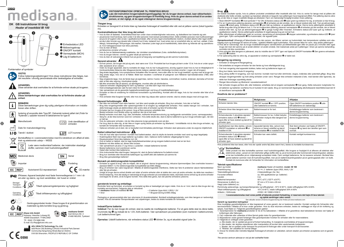 IB100 Insectenbeet Verzachter afbeelding van document #12, instructions