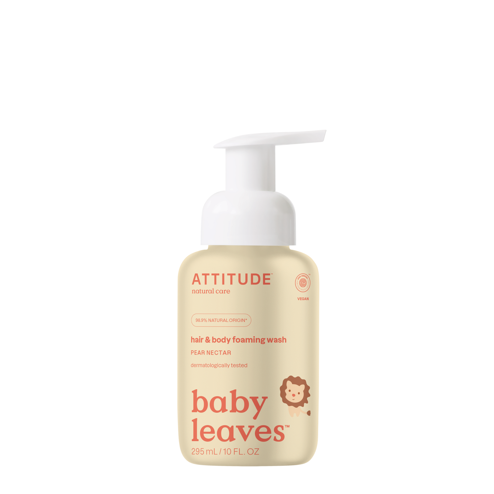 Attitude Baby Leaves Hair & Body Foaming Wash afbeelding