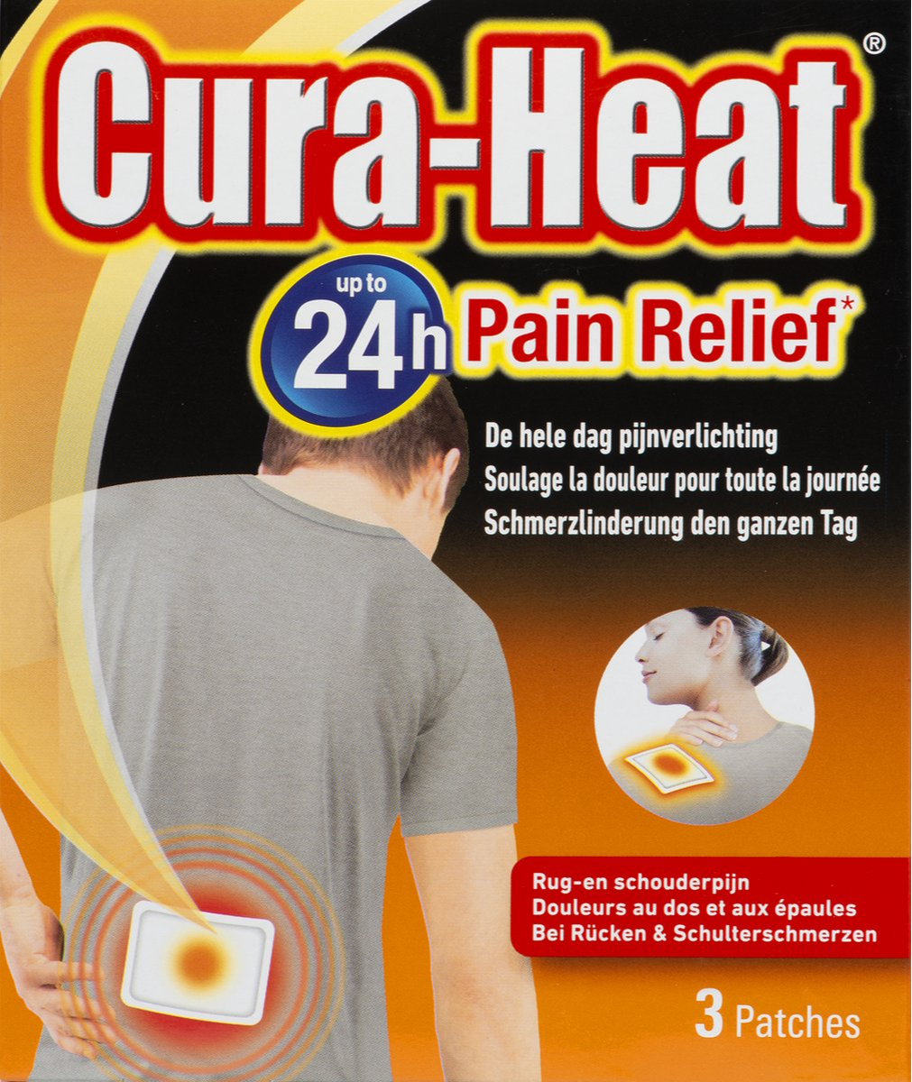 Cura Heat Pain Relief Warmtepleisters afbeelding