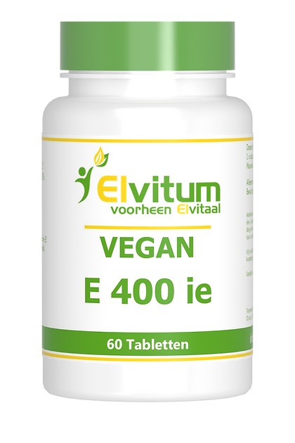 Elvitum Vitamine E 400ie Vegan Tabletten afbeelding