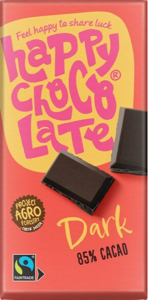 Happy Chocolate Dark 85% Cacao Happy Chocolate Dark 85% Cacao