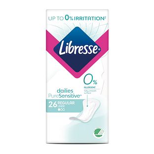 Libresse Dailies Pure Sensitive Inlegkruisjes 26ST Libresse Dailies Pure Sensitive Inlegkruisjes 26ST