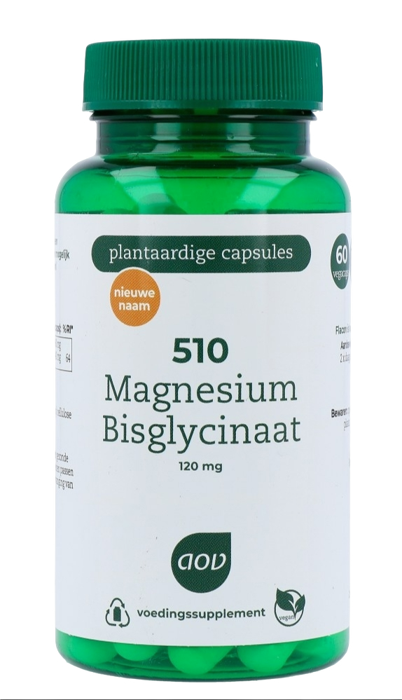 AOV 510 Magnesium Bisglycinaat Vegacaps 60VCP