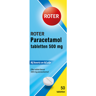 Roter Paracetamol Tabletten 500mg 50TB