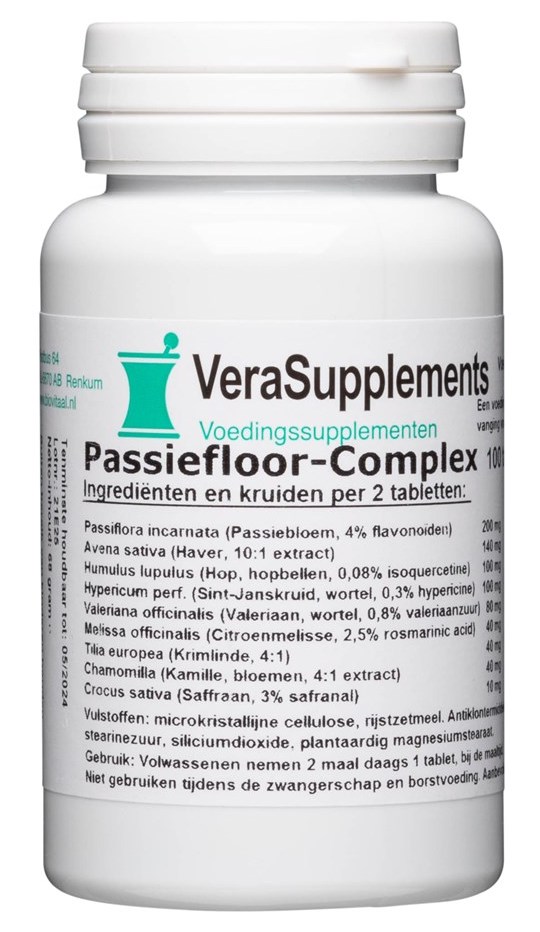 VeraSupplements Passiefloor-Complex Tabletten afbeelding