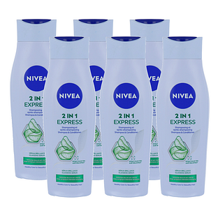 Nivea 2in1 Care Express Voordeelverpakking 6x250ml 6x250ML