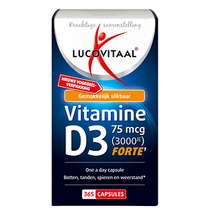 Lucovitaal Vitamine D3 75mcg Forte Capsules 365CP