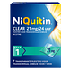 Niquitin Clear Pleisters 21mg Stap 1 7ST Niquitin Clear Pleisters 21mg Stap 1 7ST
