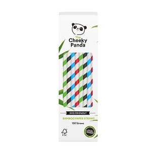 The Cheeky Panda Cheeky Panda BambooPaper Straws 100ST