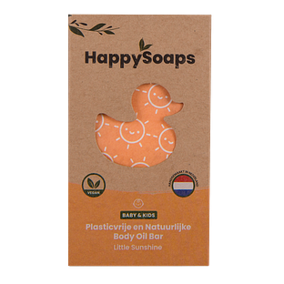 HappySoaps Baby & Kids Body Oil Bar 80GR