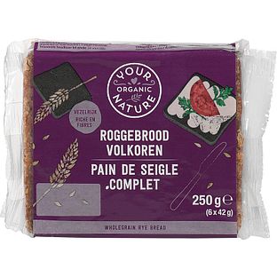 Your Organic Nature Volkoren Roggebrood 250GR