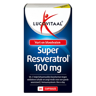 Lucovitaal Super Resveratrol 100mg Capsules 30CP