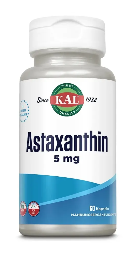 Kal Astaxanthin 5mg Capsules 60CP