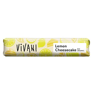 Vivani Lemon Cheesecake Reep 40GR Vivani Lemon Cheesecake Reep 40GR